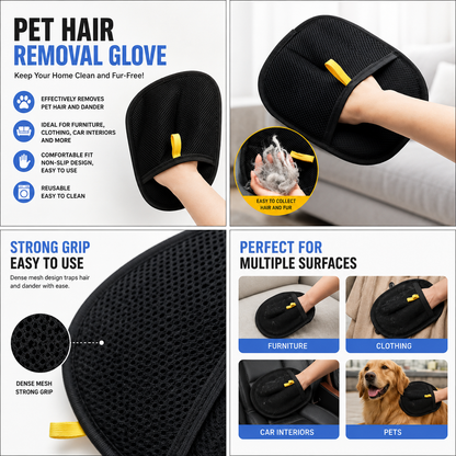 Hair Remover Electrostatic glove